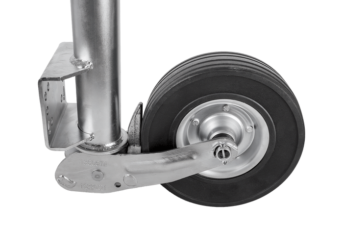 WINTERHOFF VK 60-BLH-255 SB automatiskt stödhjul med handtag 500kg 60mm 670-905mm