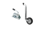 Stödhjul med klämma KNOTT TK48+LB48 150kg 48mm 480-700mm