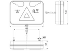 HORPOL LZD 3215+3216 bakljus, 2m kabel, 7 funktioner, vänster+höger