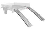 UNITRAILER ALR005 hopfällbara ramper stålramper för släpvagnar 200 cm 500 kg set om 2