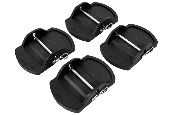 Set med fyra KNOTT släpvagnsstödkuddar 18x14x4,5 cm