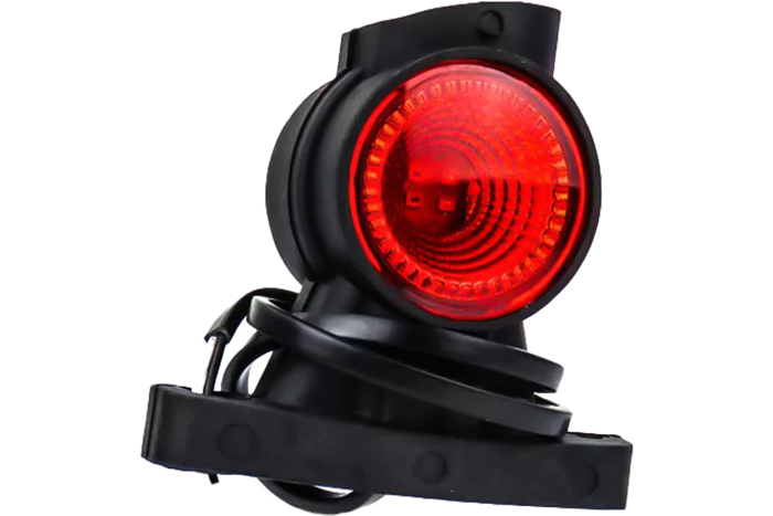 FRISTOM FT-140A LED vänster markeringslampa på gummiarm