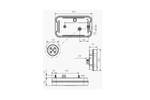 ASPÖCK MULTILED IV LED-bakljus bajonett 5PIN 7 funktioner vänster+höger