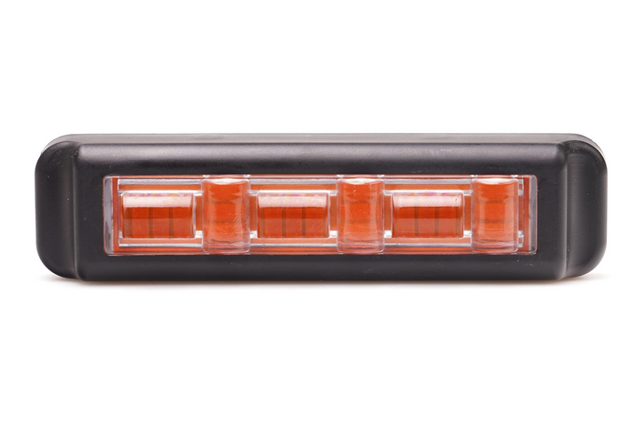 Varningslampa WAŚ 2466 W285 LED blinkande lampa orange MASTER/SLAVE
