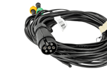 Ljussats: DOBPLAST DPT35 LED-bakljus + FRISTOM FT-009 LED-sidomarkeringsljus + MANTES 7m 7-polig kabelhärva