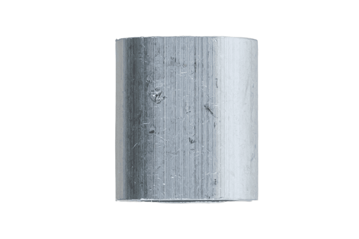 Aluminiumkoppling för DROMET ZLA.4-rep, hylsa för 4 mm rep