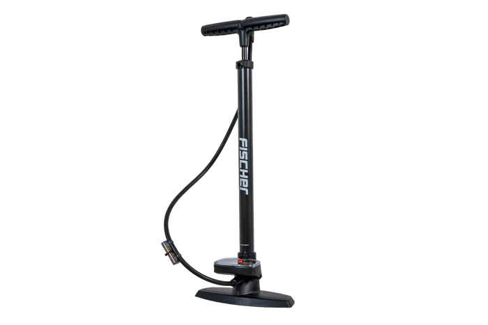 Universell cykelpump med tryckmätare FISCHER 85580