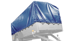 Unitrailer 2612/264 kåpa KIPP H-800 BLÅ