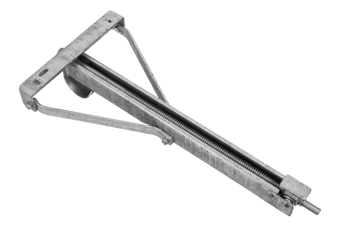 KNOTT 6X1197.007 utdragbar hörnstödsstabilisator för släpvagn 1100kg 498mm