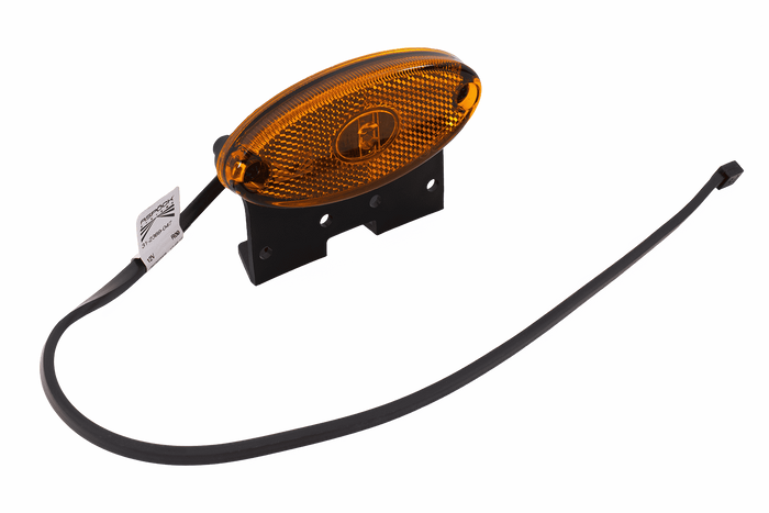 ASPÖCK FLATPOINT II LED-markeringslampa, orange, universal, med fäste