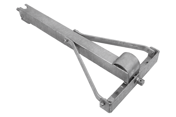 KNOTT 6X1197.007 utdragbar hörnstödsstabilisator för släpvagn 1100kg 498mm