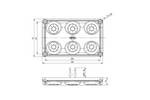HORPOL LWD2325/CZ LED 720lm svart bilkupélampa