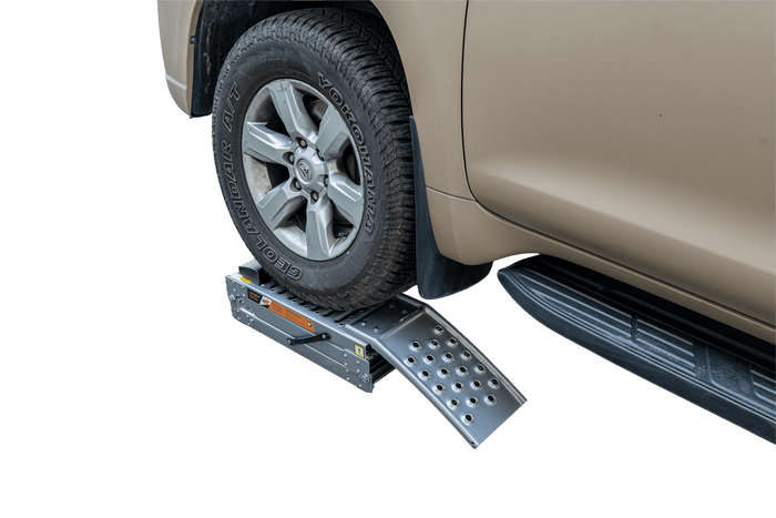 UNITRAILER ALR005 hopfällbar ramp stålramp för släpvagn 200 cm 250 kg