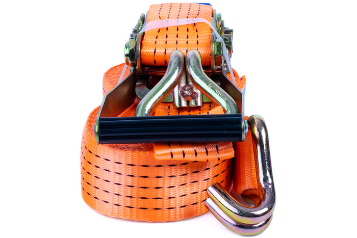 UNITRAILER 4m/50mm/5t orange transportband med spännare