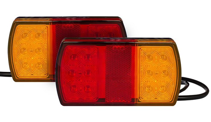 ASPÖCK 41-139 LED-baklyktor, 4 funktioner vänster + höger