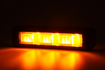 Varningslampa WAŚ 2466 W285 LED blinkande lampa orange MASTER/SLAVE