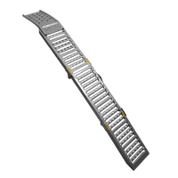 UNITRAILER ALR005 hopfällbar ramp stålramp för släpvagn 200 cm 250 kg