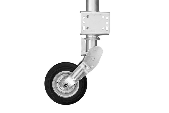 UNITRAILER automatiskt stödhjul med handtag 250kg 60mm 785-955mm