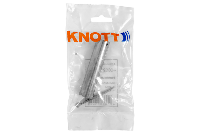 KNOTT 406024.001 stödhjulsaxel, bussning 84x20mm