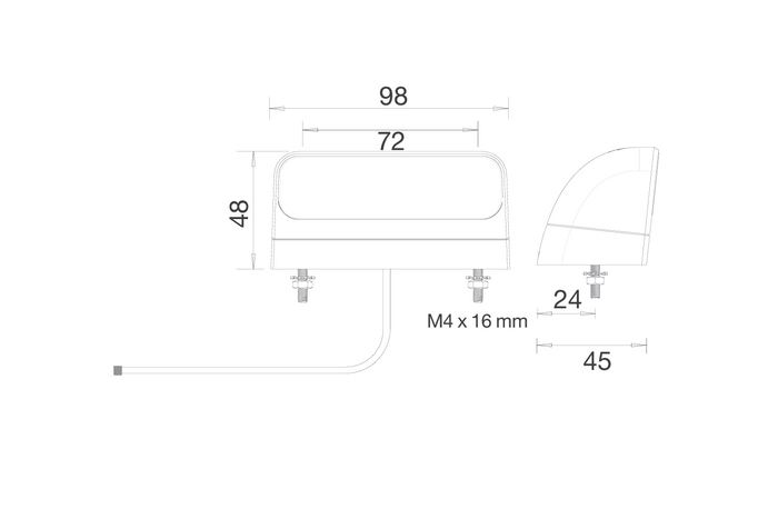 ASPÖCK REGPOINT II LED-skyltbelysning