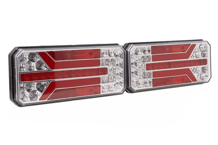 TT Technology TT.12555 LED-baklyktor, 5 funktioner vänster + höger