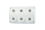 HORPOL LWD2157 LED 900lm bilkupélampa med strömbrytare och röd diod
