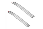 ProPlus 390096 hopfällbara ramper aluminiumramper för släpvagnar 220 cm 680 kg set om 2